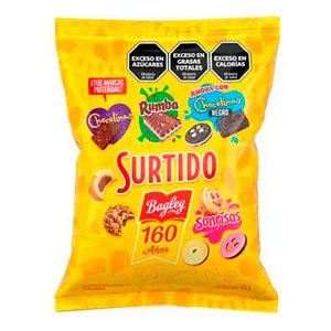 GALL DULCES BAGLEY SURTIDO 398 gr