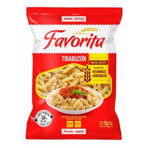 FIDEOS FAVORITA TIRABUZON 500 gr