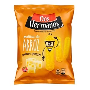 PALITO DE ARROZ DOS HERMANOS QUESO 80 gr