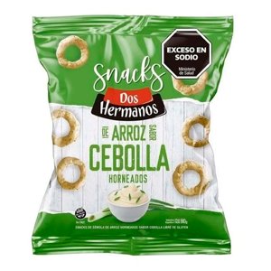 ARITO DE ARROZ DOS HERMANOS CEBOLLA Y CREMA 80 gr
