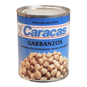 GARBANZOS EN LATA CARACAS SECOS REMOJADOS 300 gr