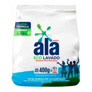 JABON EN POLVO ALA MATIC ECO LAVADO 400 gr