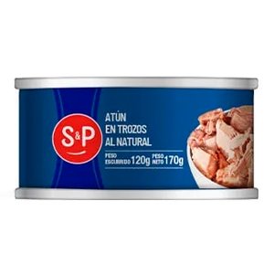ATUN LATA S&P EN TROZOS NATURAL 170 gr